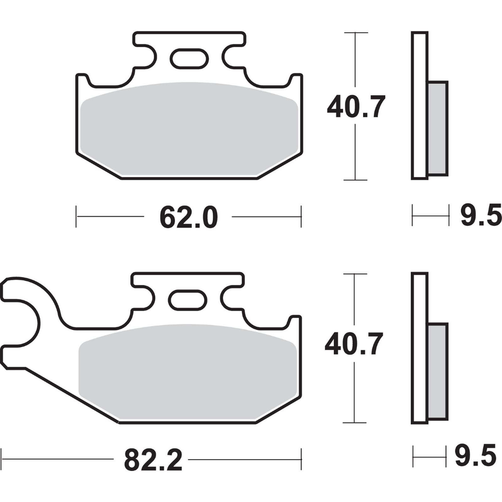 SBS Off-Road Sintered Brake Pads - Can-Am - 767SI [MPN: 767SI]_470947