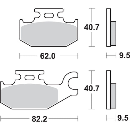 SBS Off-Road Sintered Brake Pads - 754SI [MPN: 754SI]_470935