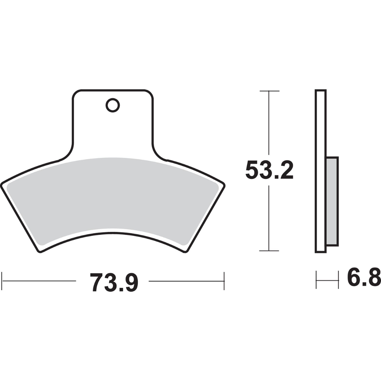 SBS Off-Road Sintered Brake Pads for Polaris - 755SI [MPN: 755SI]_470940