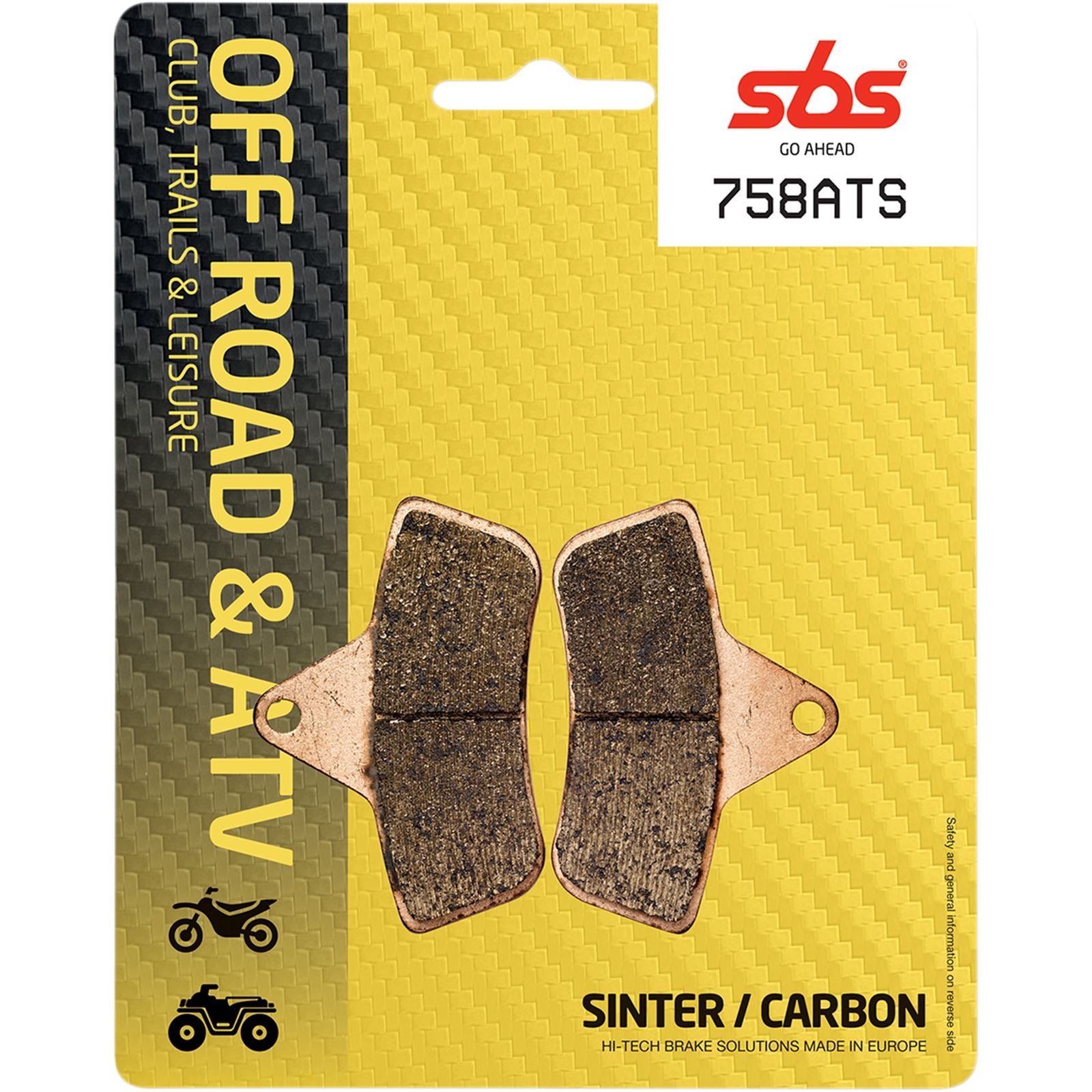 SBS All-Terrain Sintered Brake Pads - Arctic Cat [MPN: 758ATS]_470941