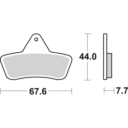 SBS Off-Road Sintered Brake Pads - Arctic Cat - 758SI [MPN: 758SI]_470945