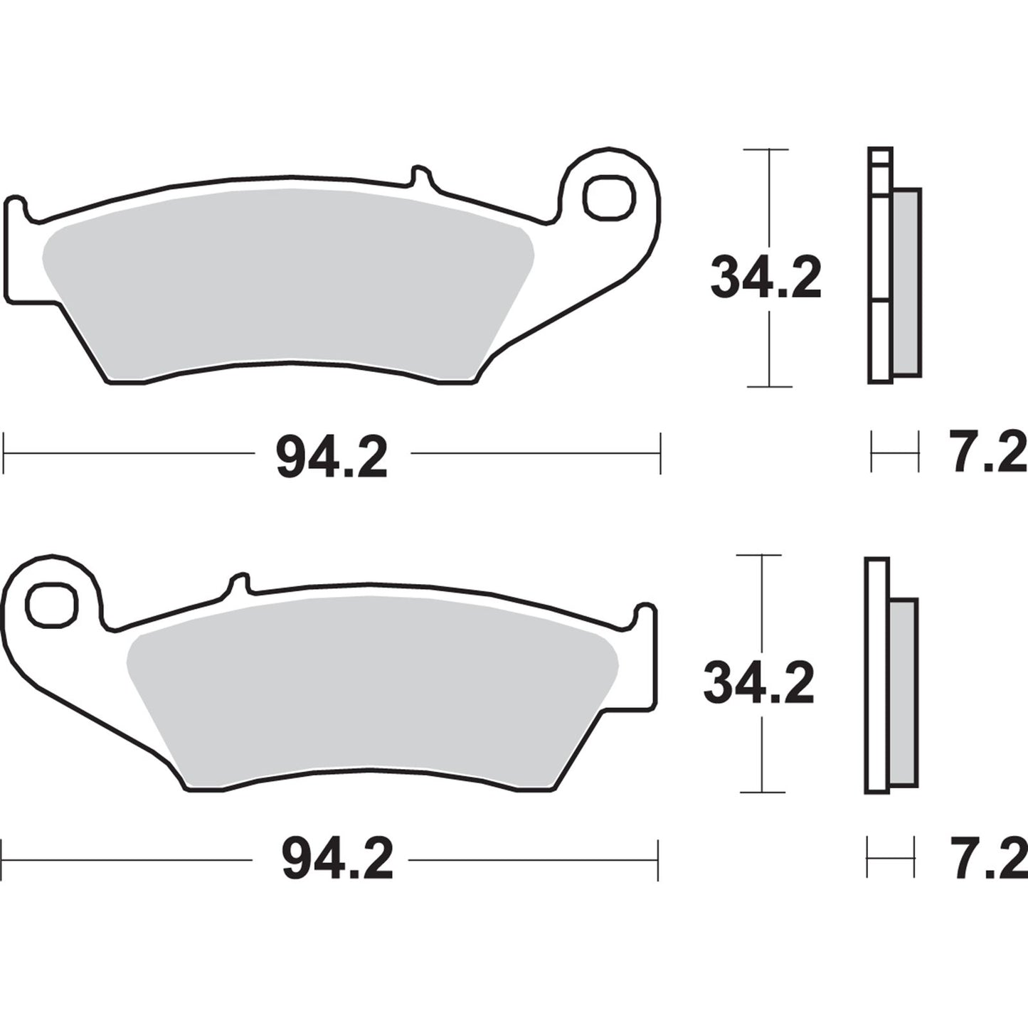 SBS Off-Road Sintered Brake Pads - 694SI [MPN: 694SI]_470923