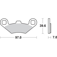 SBS All-Terrain Sintered Brake Pads for Polaris [MPN: 716ATS]_470925
