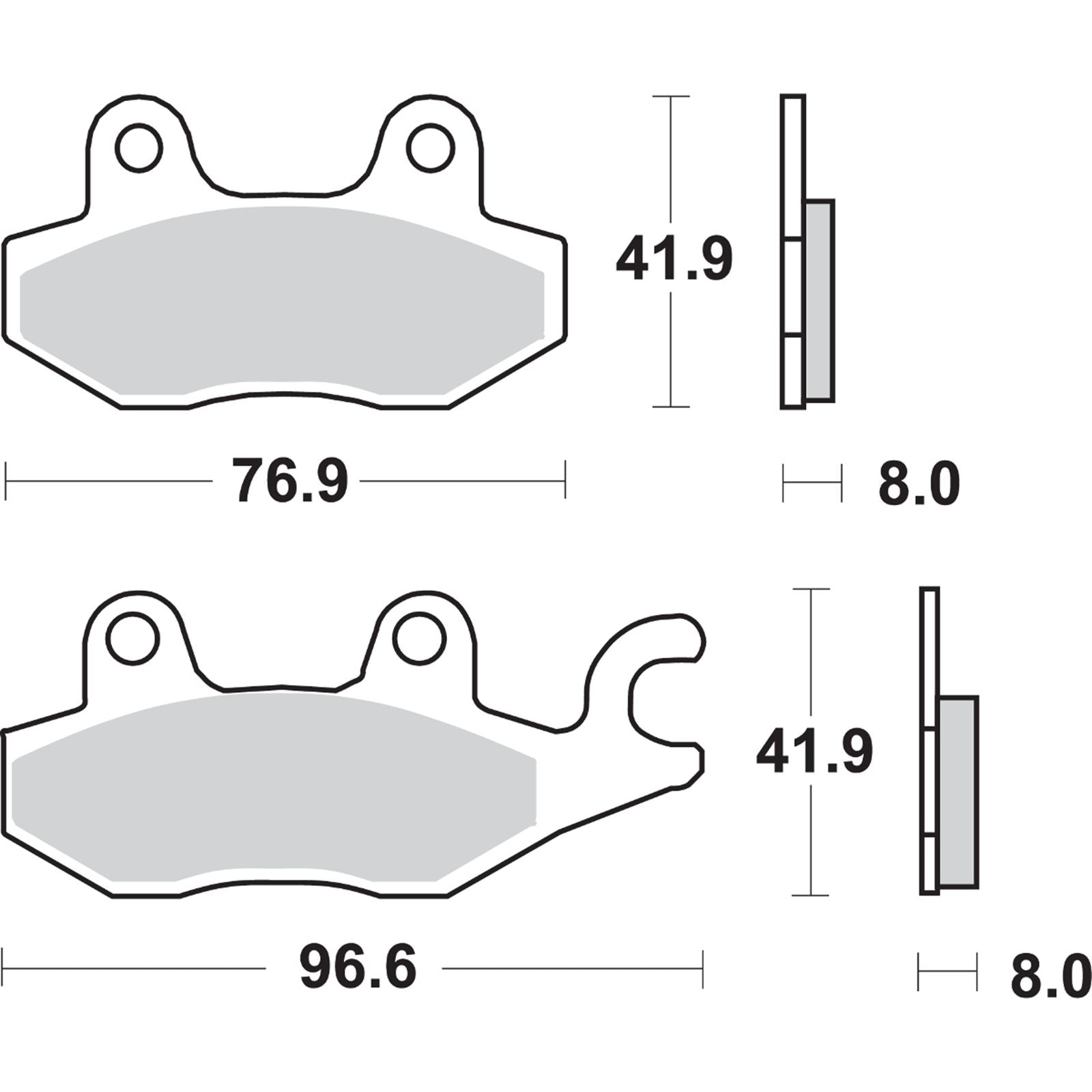SBS Off-Road Sintered Brake Pads - 638SI [MPN: 638SI]_470909