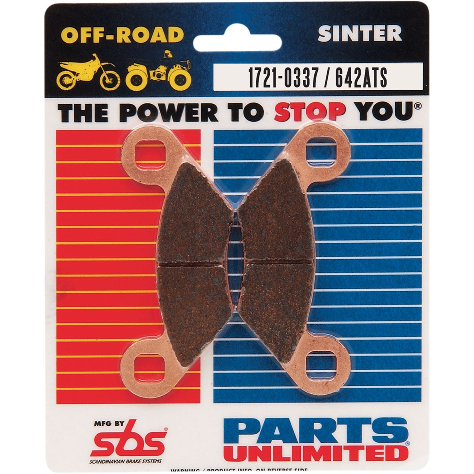 SBS All-Terrain Sintered Brake Pads for Polaris [MPN: 642ATS]_470913