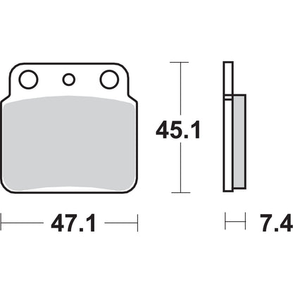 SBS Off-Road Sintered Brake Pads - 649SI [MPN: 649SI]_470916