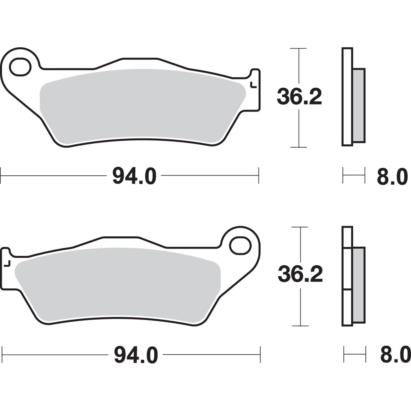 SBS Off-Road Sintered Brake Pads - 671SI [MPN: 671SI]_470918