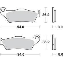 SBS Off-Road Sintered Brake Pads - 671SI [MPN: 671SI]_470918
