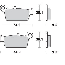 SBS Off-Road Sintered Brake Pads - 604SI [MPN: 604SI]_470903