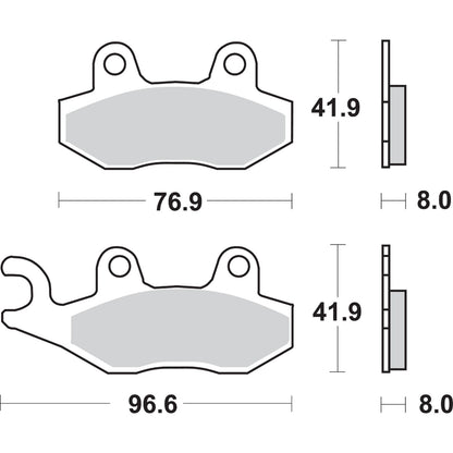 SBS Off-Road Sintered Brake Pads - 611SI [MPN: 611SI]_470905