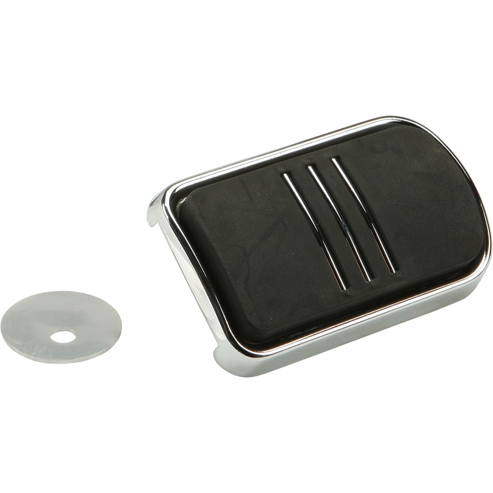 Harddrive Brake Pedal Pad Chrome  86-12 FLT B35-0221_242256