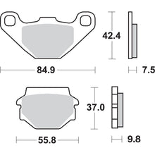 SBS Off-Road Sintered Brake Pads - 546SI [MPN: 546SI]_470886