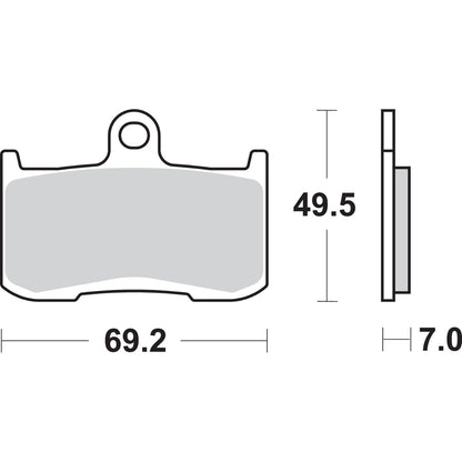SBS Dual Carbon Brake Pads - NSR250R [MPN: 782DC]_470878