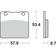 SBS HF Brake Pads - Intruder [MPN: 577HF]_470866