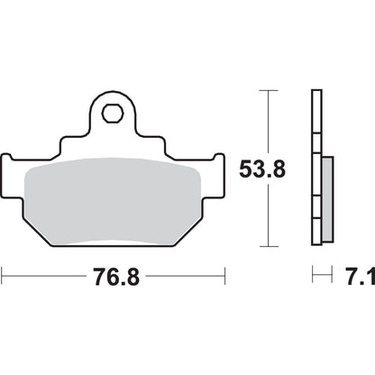 SBS HF Brake Pads For Suzuki [MPN: 581HF]_470847