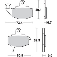 SBS HF Brake Pads Fits Kawasaki [MPN: 602HF]_470849