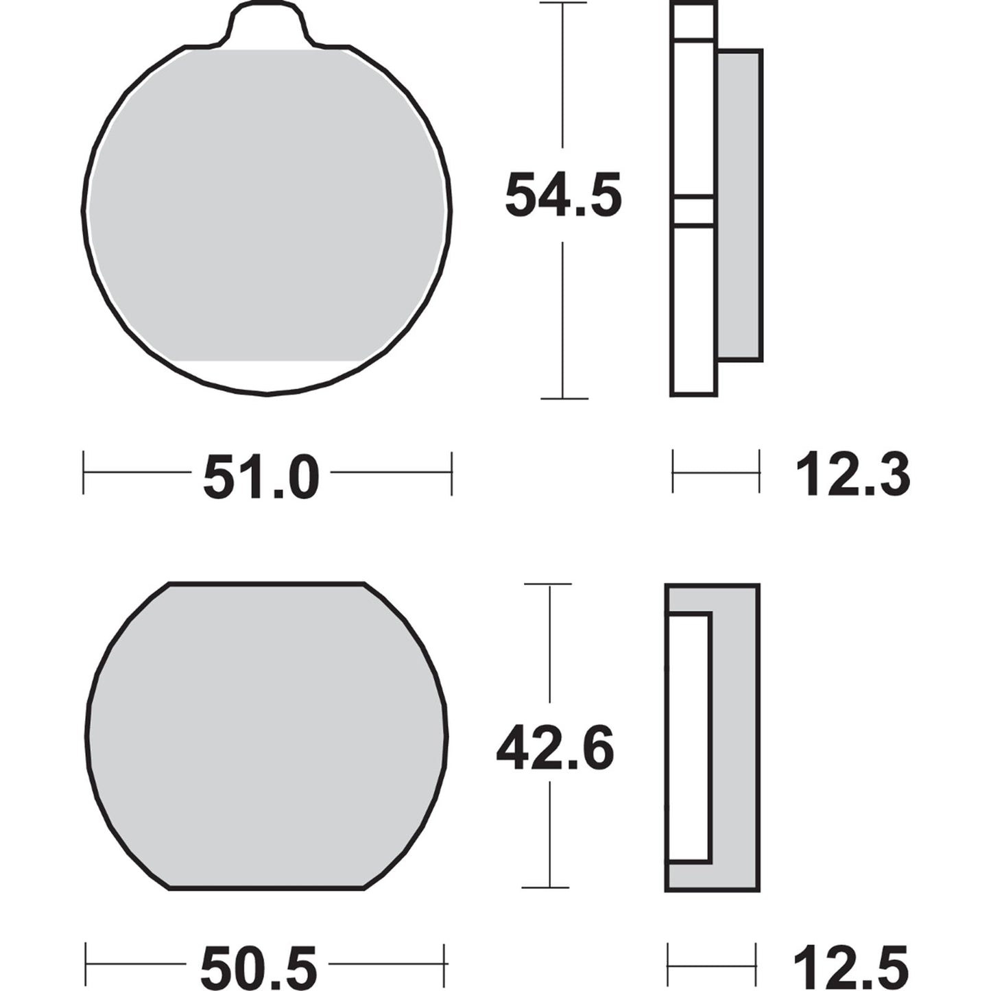 SBS HF Brake Pads - KH 250 A [MPN: 510HF]_470832