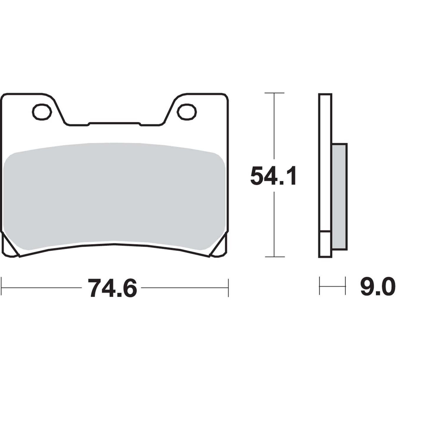 SBS HF Brake Pads - FZR 1000 [MPN: 645HF]_470820