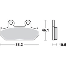 SBS HF Brake Pads - CB125TT [MPN: 647HF]_470821