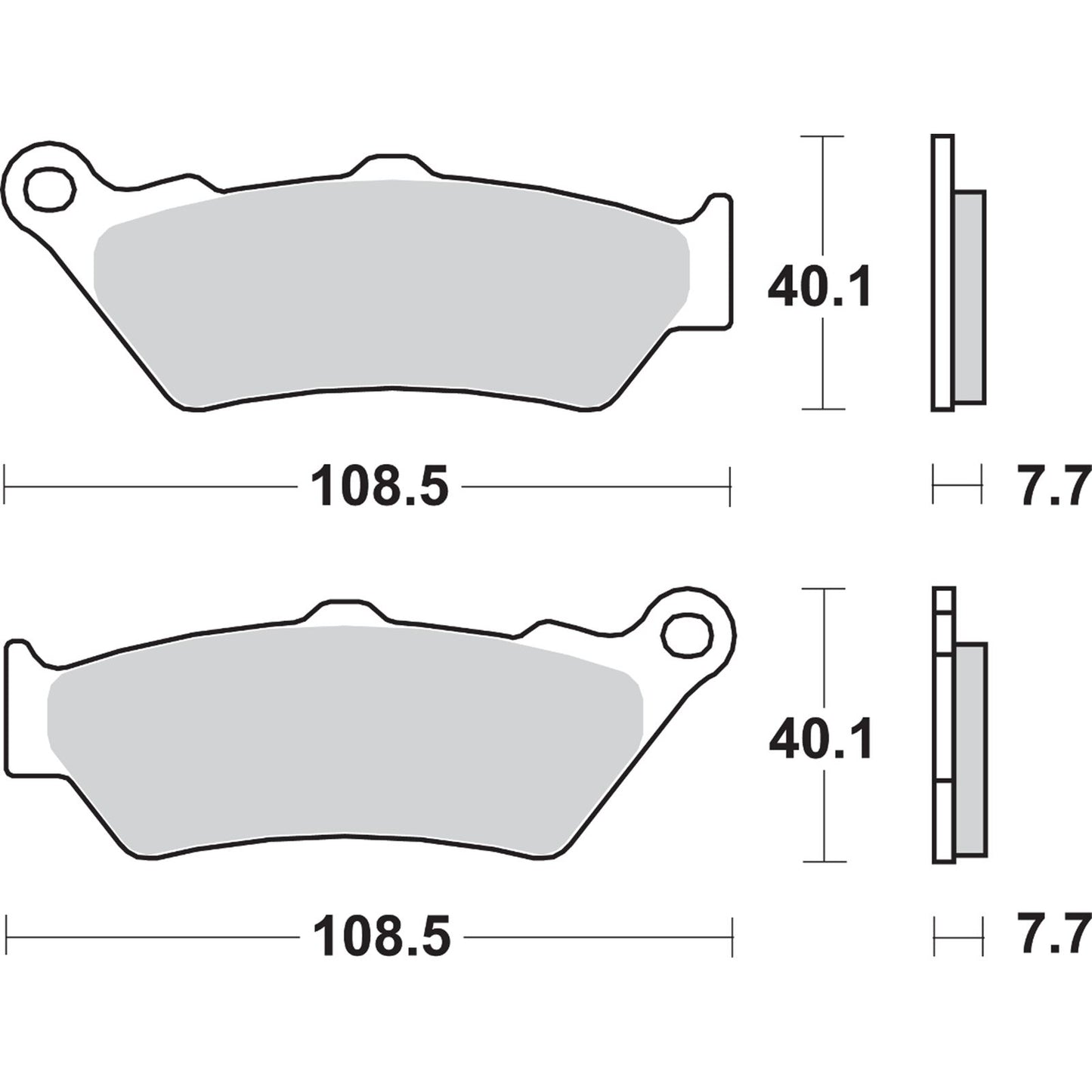 SBS HF Brake Pads [MPN: 674HF]_470823