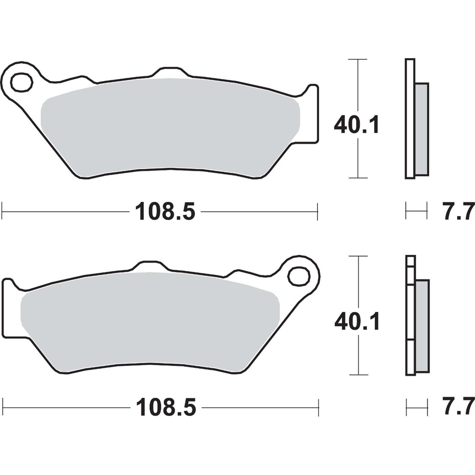 SBS HF Brake Pads [MPN: 674HF]_470823