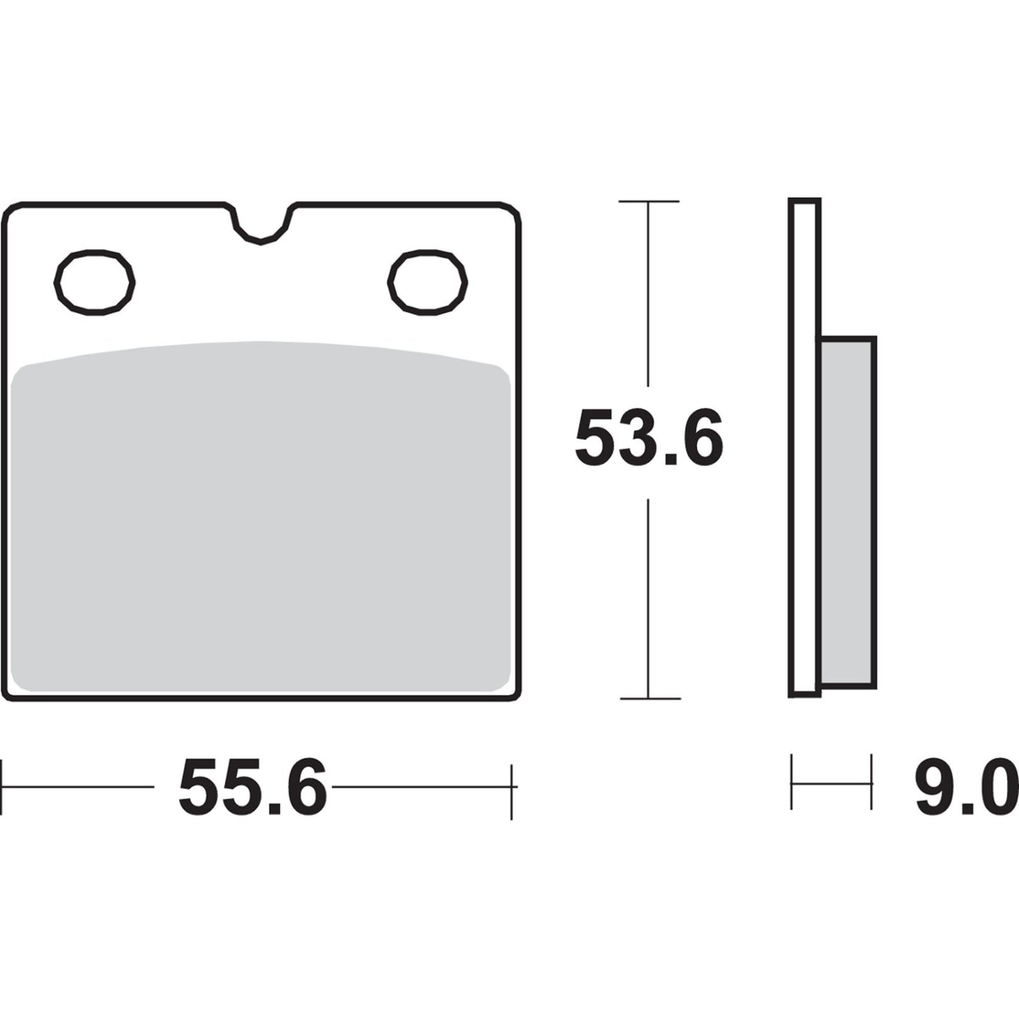 SBS HF Brake Pads for BMW R65/80 [MPN: 506HF]_470827