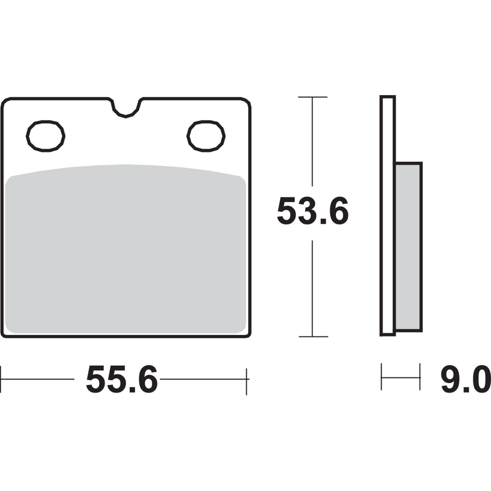 SBS HF Brake Pads for BMW R65/80 [MPN: 506HF]_470827