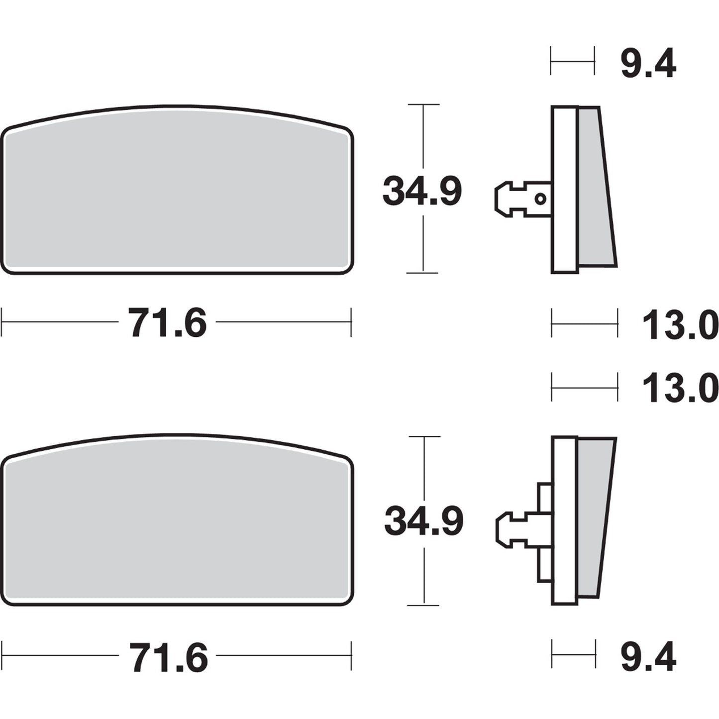 SBS HF Brake Pads - R60/7 [MPN: 520HF]_470809