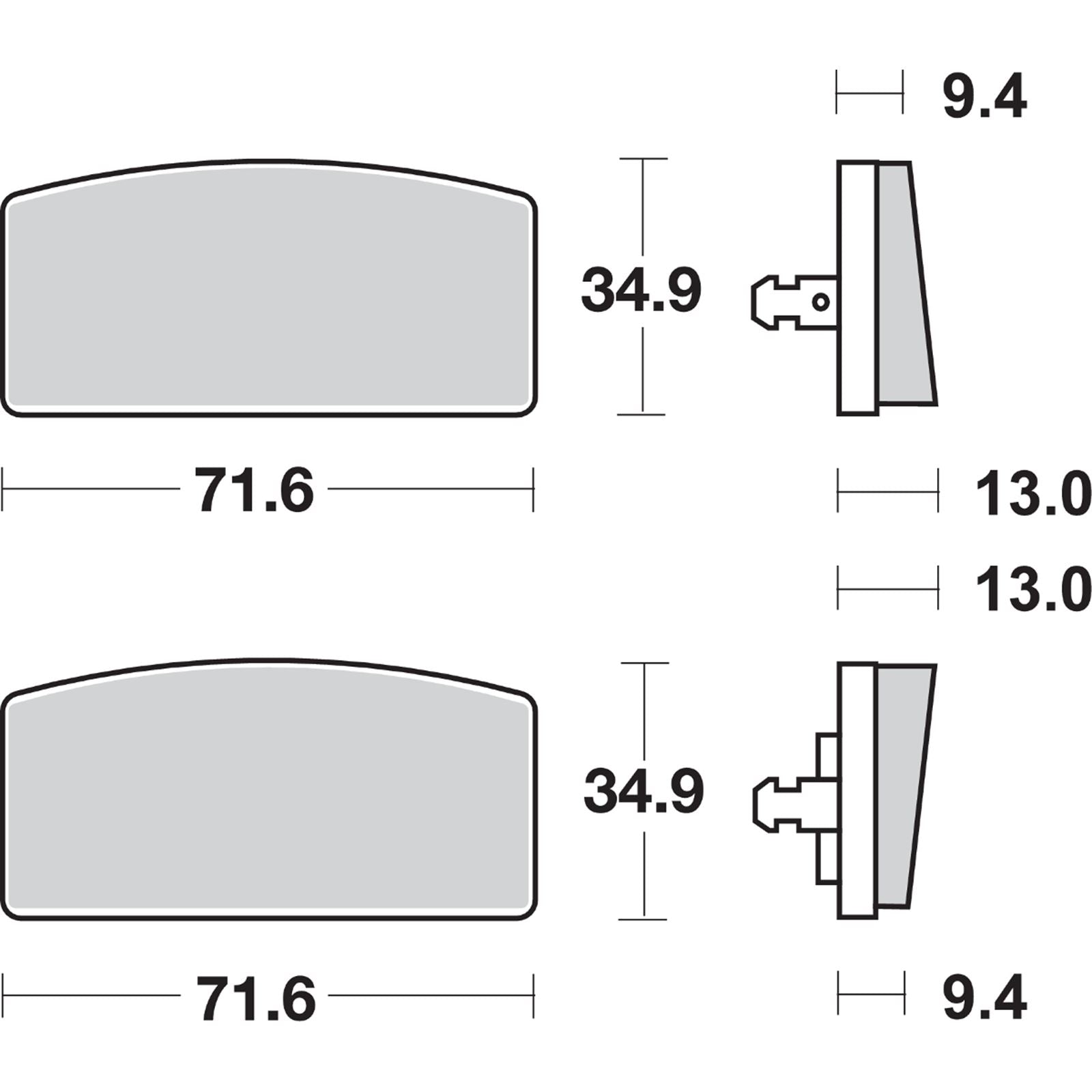 SBS HF Brake Pads - R60/7 [MPN: 520HF]_470809