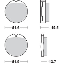SBS HF Brake Pads for Honda CB [MPN: 501HF]_470802