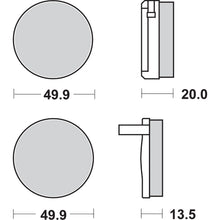 SBS HF Brake Pads - CB750K [MPN: 502HF]_470805