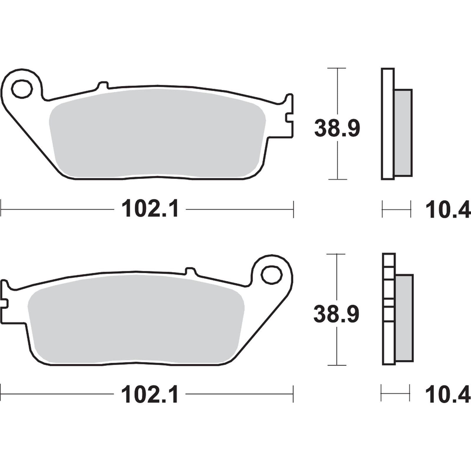 SBS LS Brake Pads - ST1100 - 654LS [MPN: 654LS]_470784
