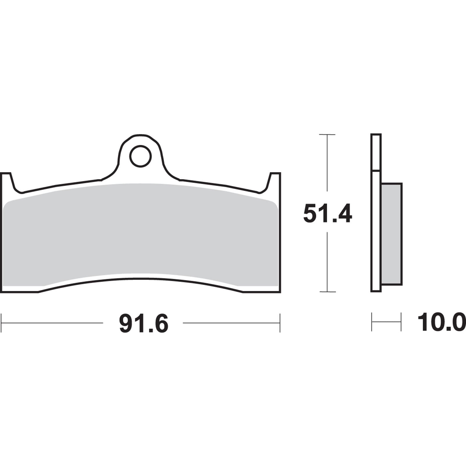 SBS HF Brake Pads - YZF 750 [MPN: 729HF]_470794