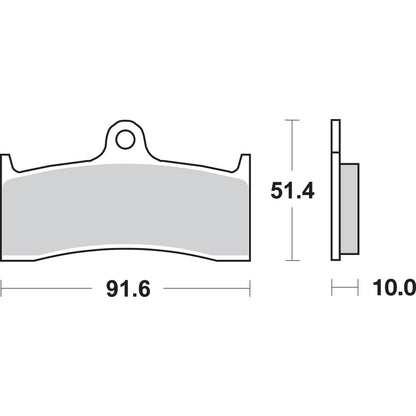 SBS HF Brake Pads - YZF 750 [MPN: 729HF]_470794