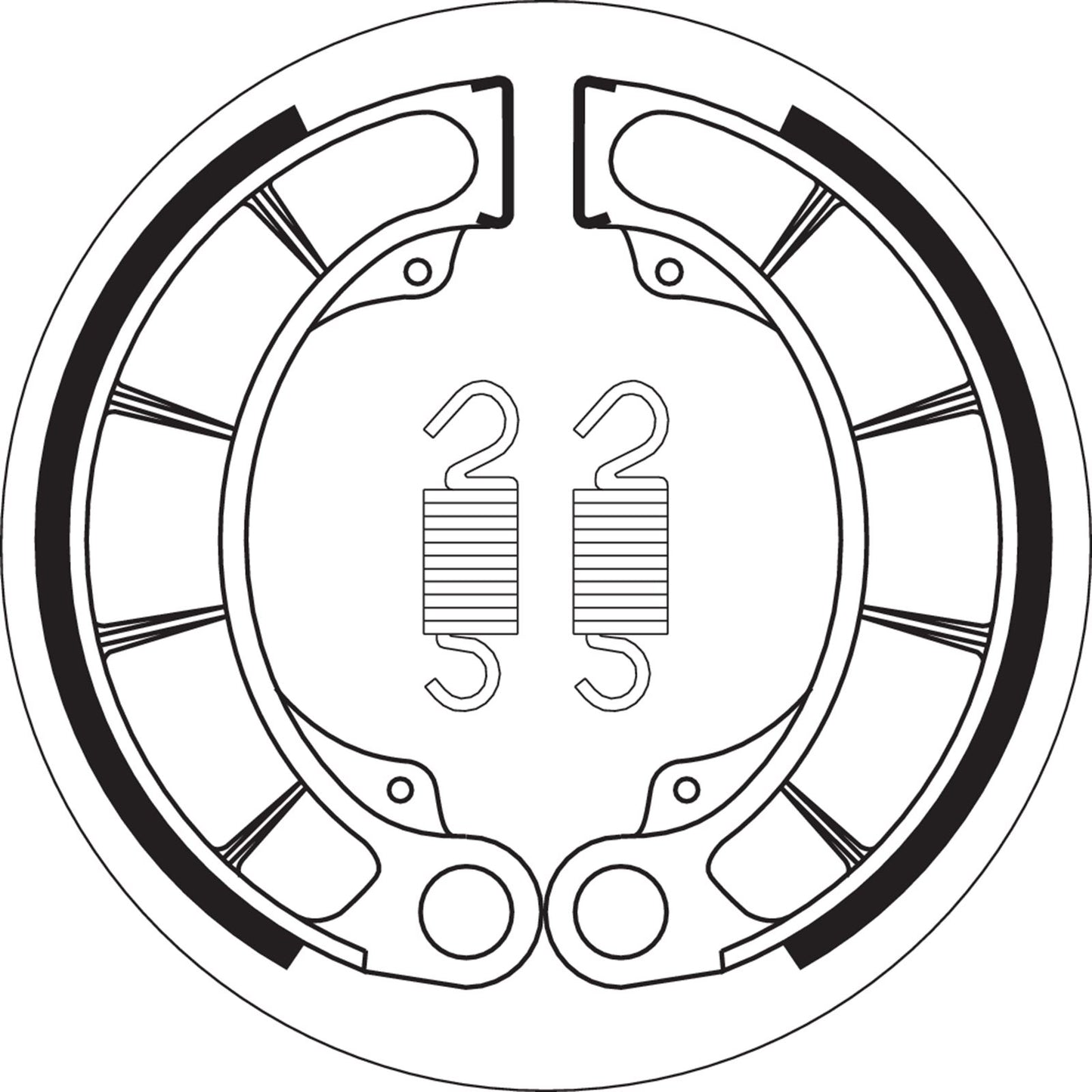 SBS Brake Shoes - TRX - 2207 [MPN: 2207]_471574