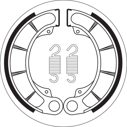 SBS Brake Shoes - TRX - 2207 [MPN: 2207]_471574