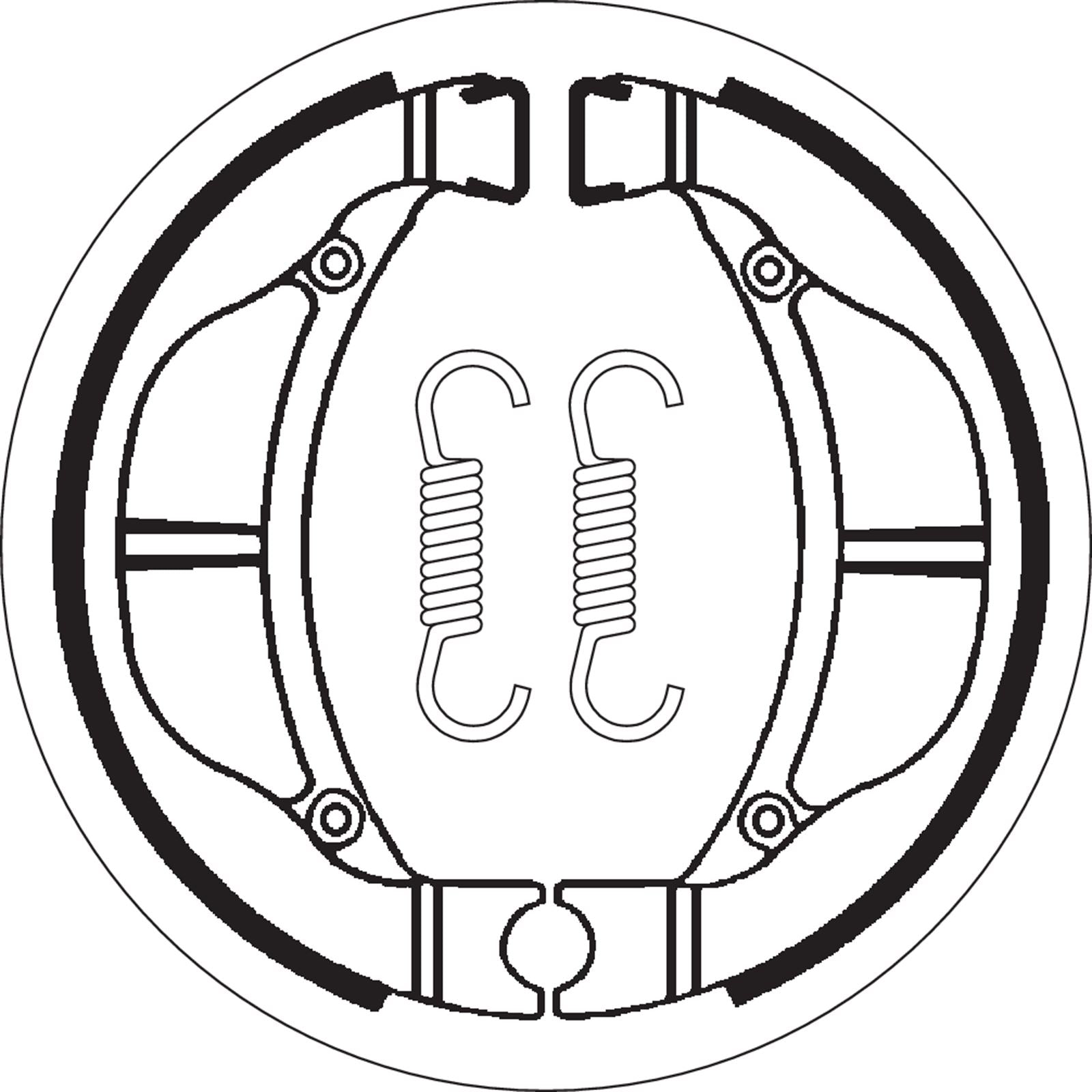 SBS Brake Shoes Fits Kawasaki/Suzuki [MPN: 2093]_471560