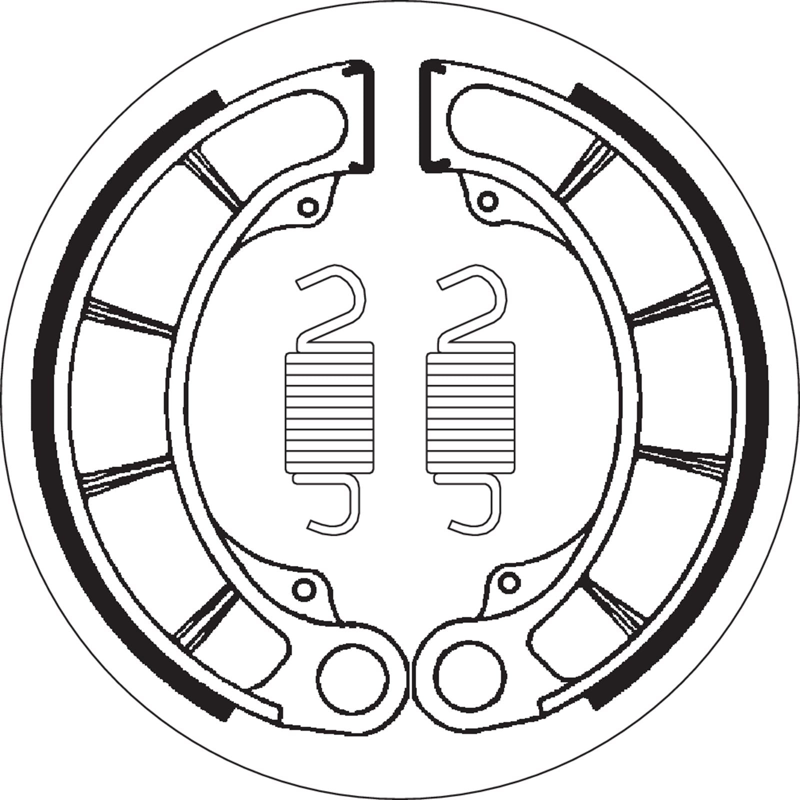 SBS Brake Shoes for Honda [MPN: 2059]_471543