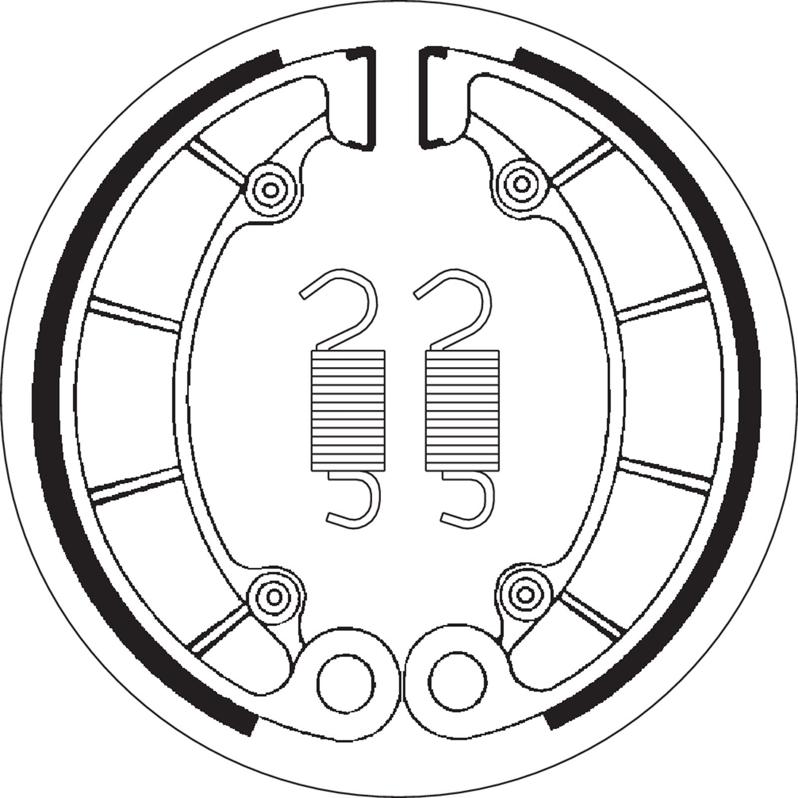 SBS Brake Shoes for Honda [MPN: 2046]_471528