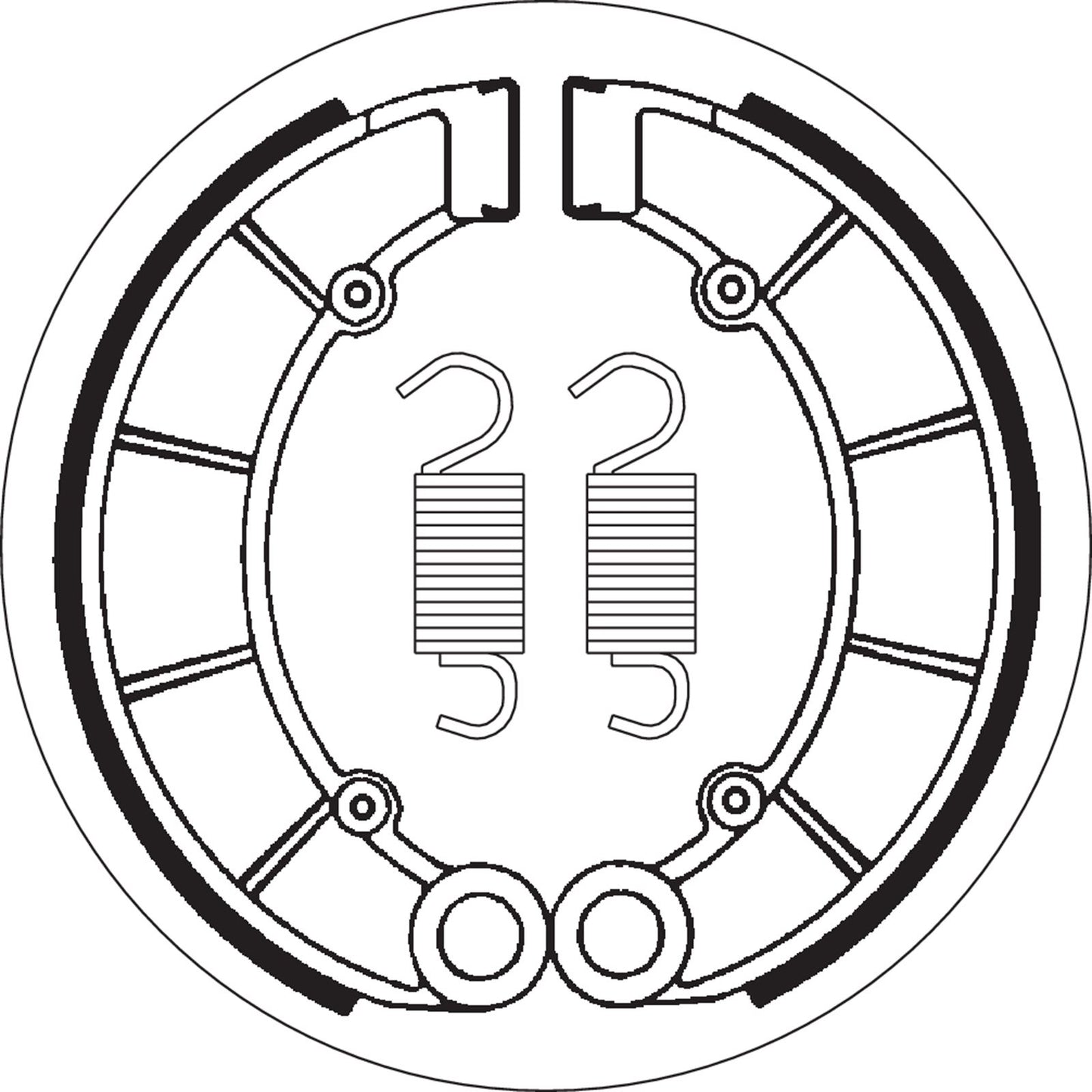 SBS Brake Shoes for Honda [MPN: 2027]_471511