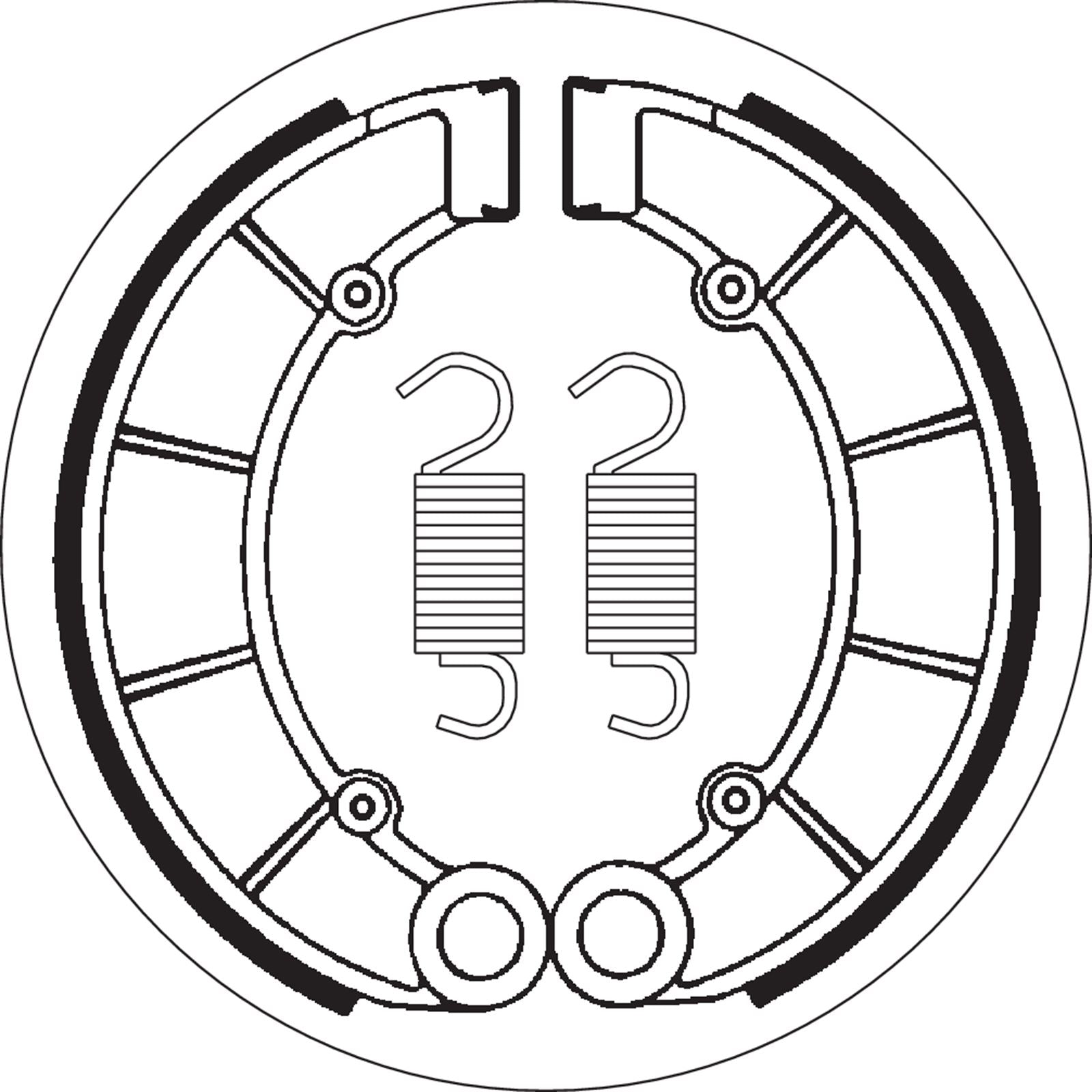 SBS Brake Shoes for Honda [MPN: 2027]_471511