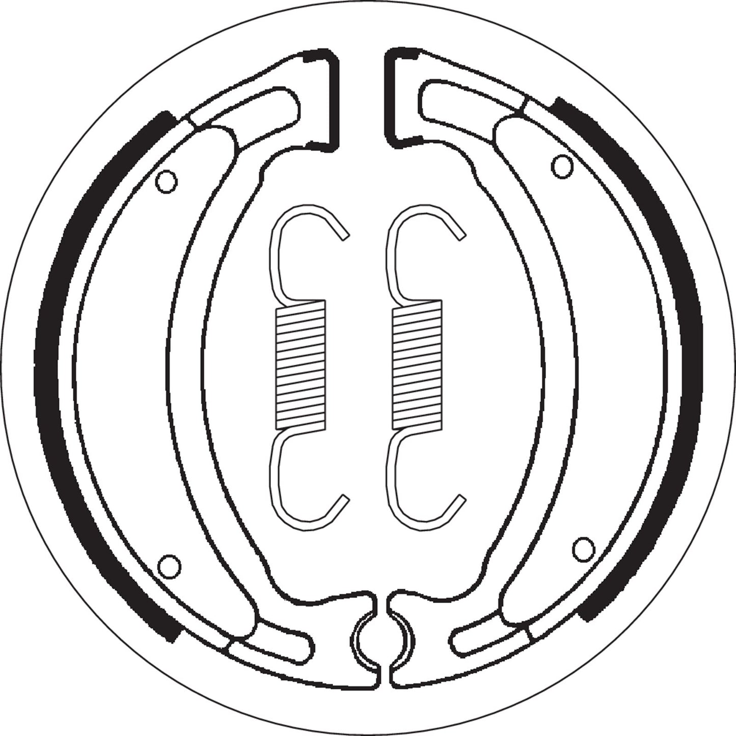 SBS Brake Shoes for Yamaha [MPN: 2028]_471513