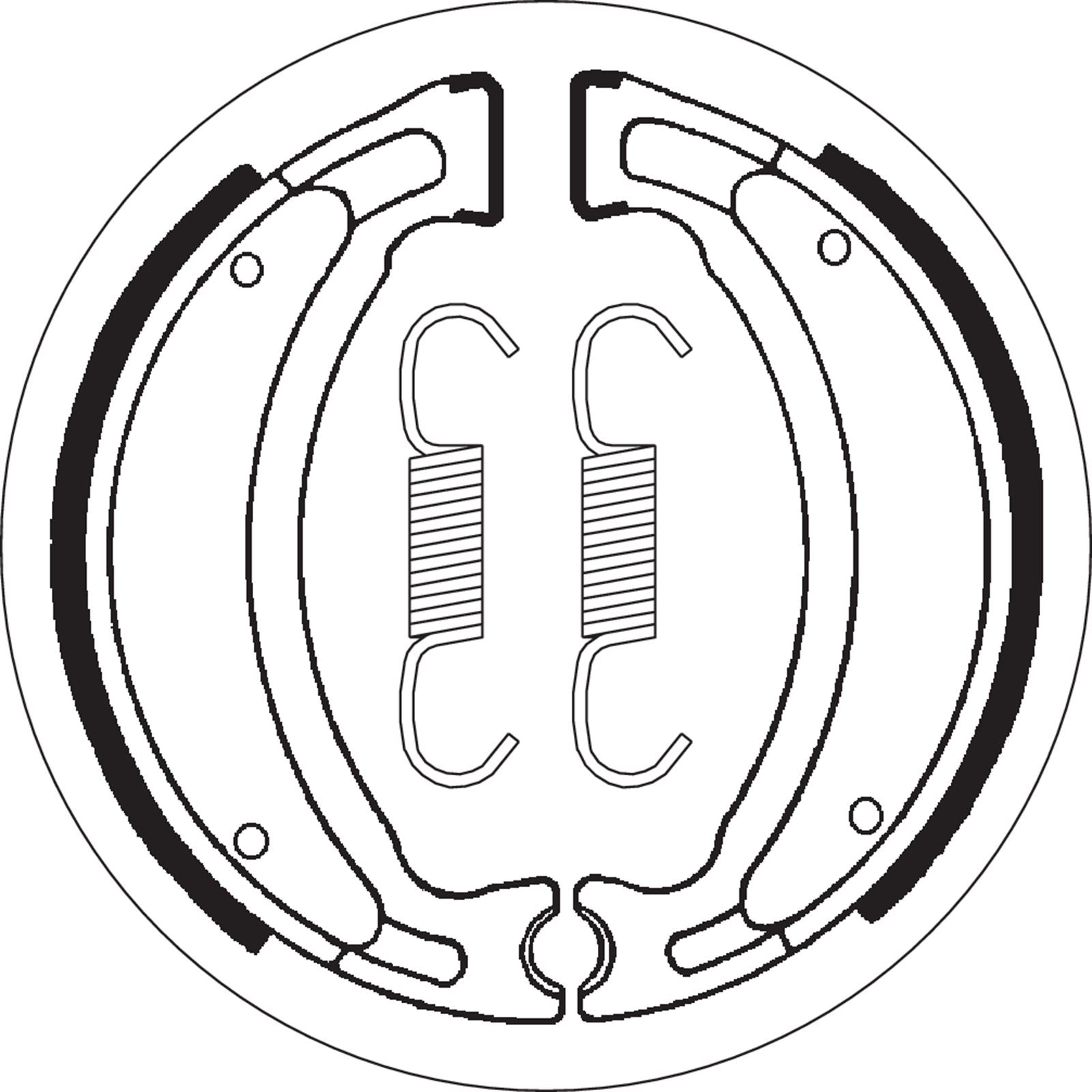 SBS Brake Shoes for Yamaha [MPN: 2028]_471513