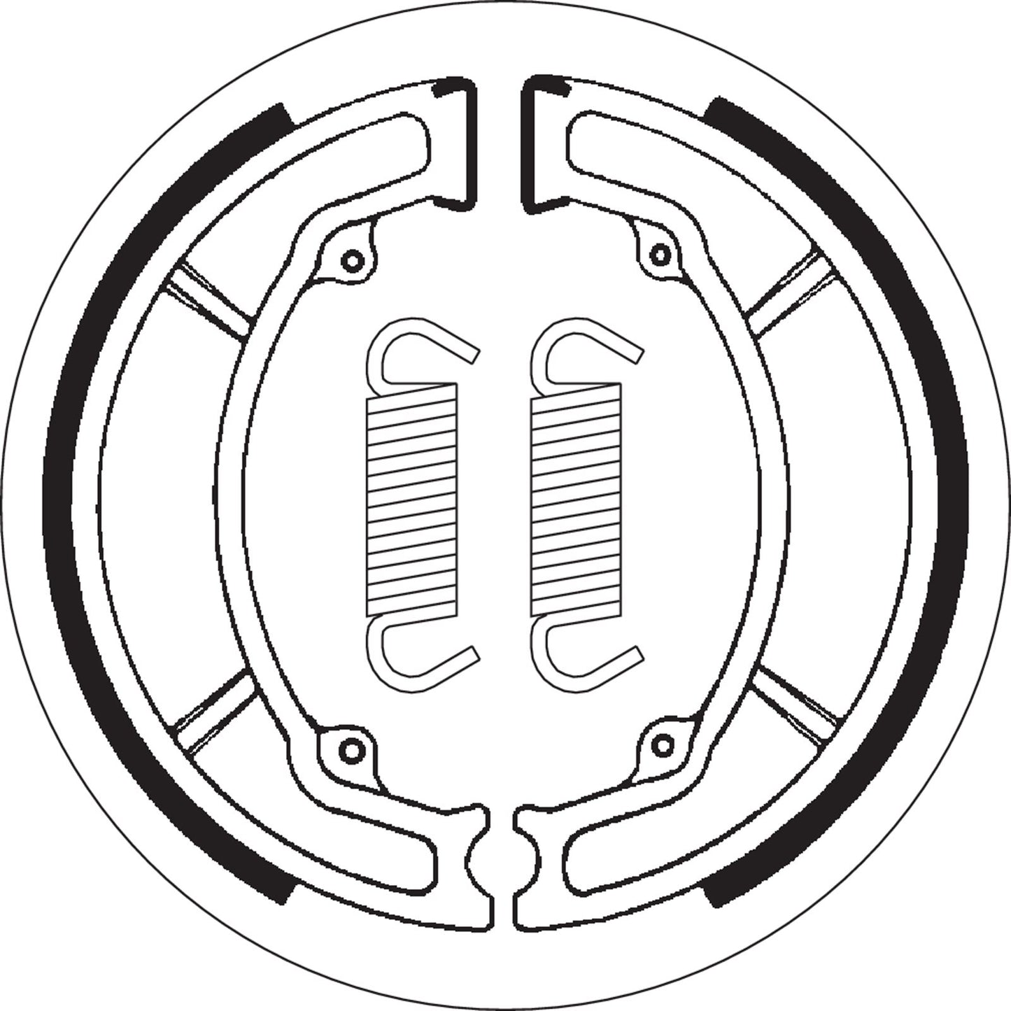 SBS Brake Shoes for Yamaha [MPN: 2034]_471515