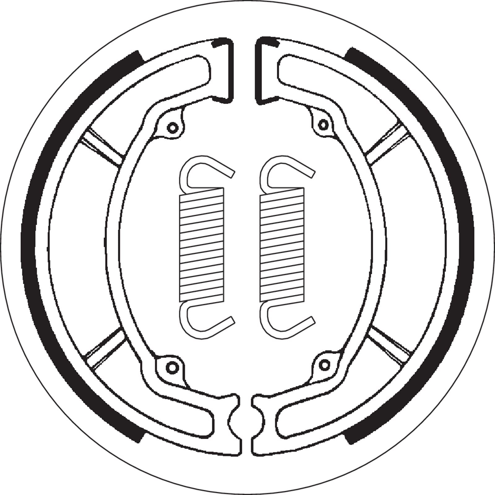 SBS Brake Shoes for Yamaha [MPN: 2034]_471515