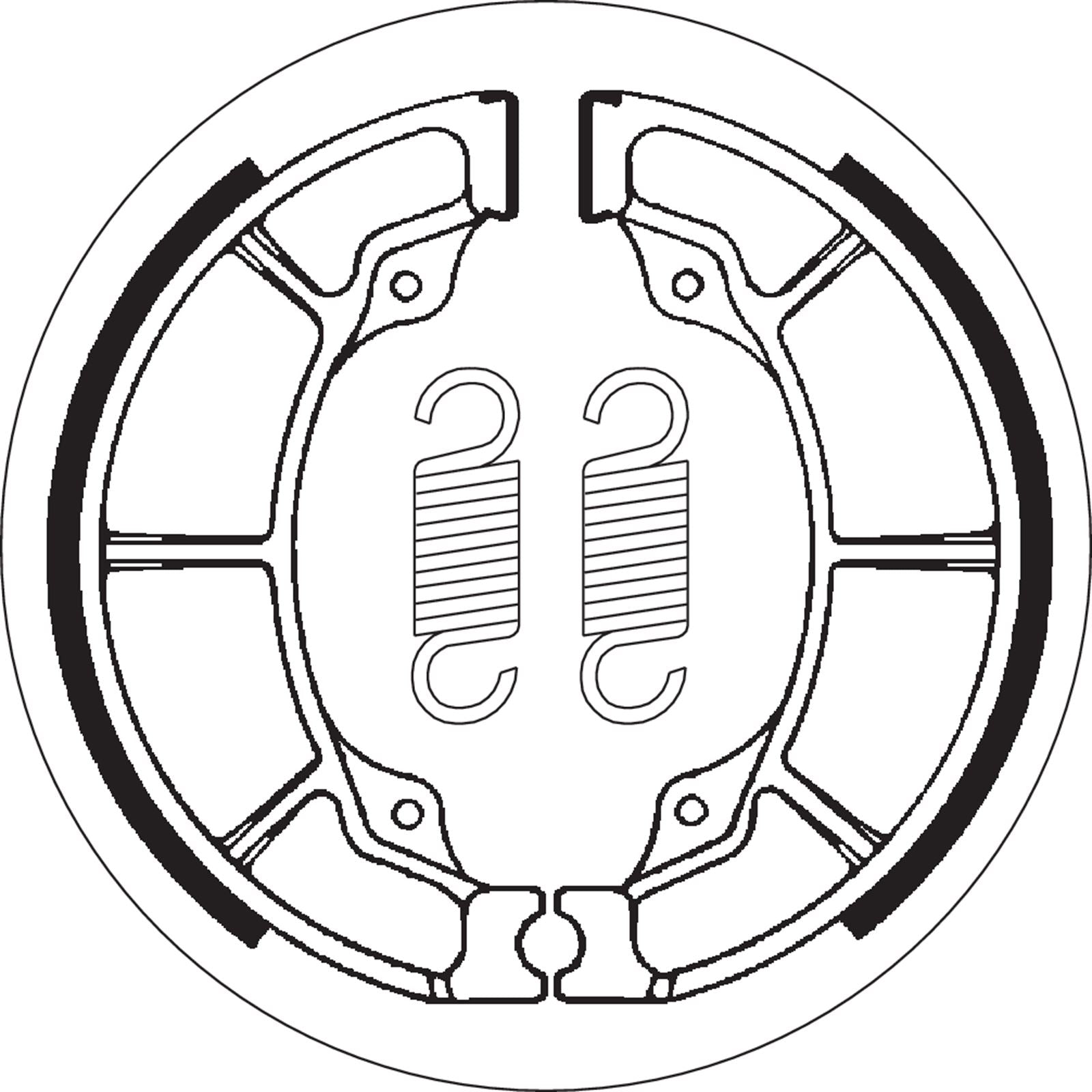 SBS Brake Shoes for Honda/Polaris [MPN: 2019]_471501