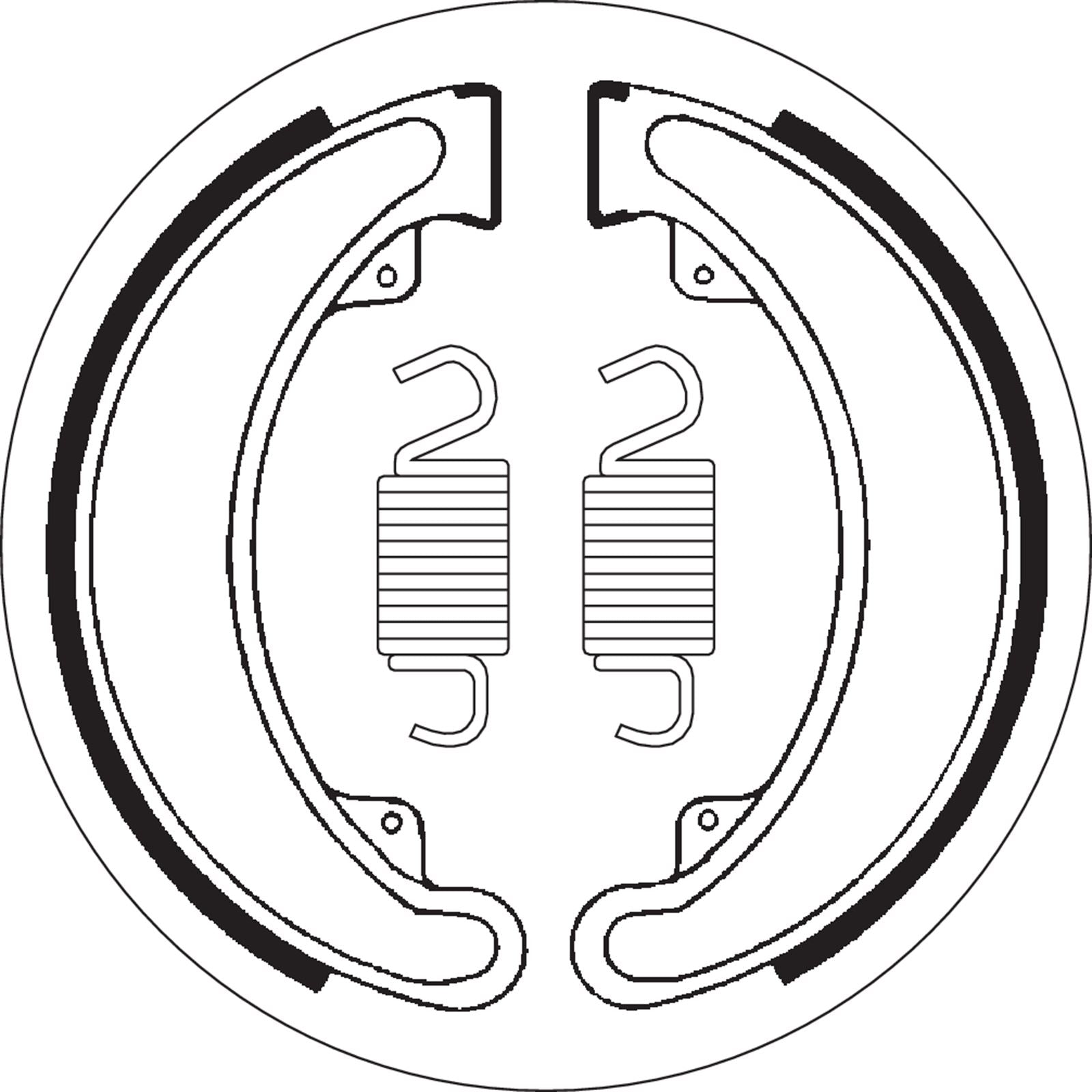 SBS Brake Shoes for Honda [MPN: 2024]_471508