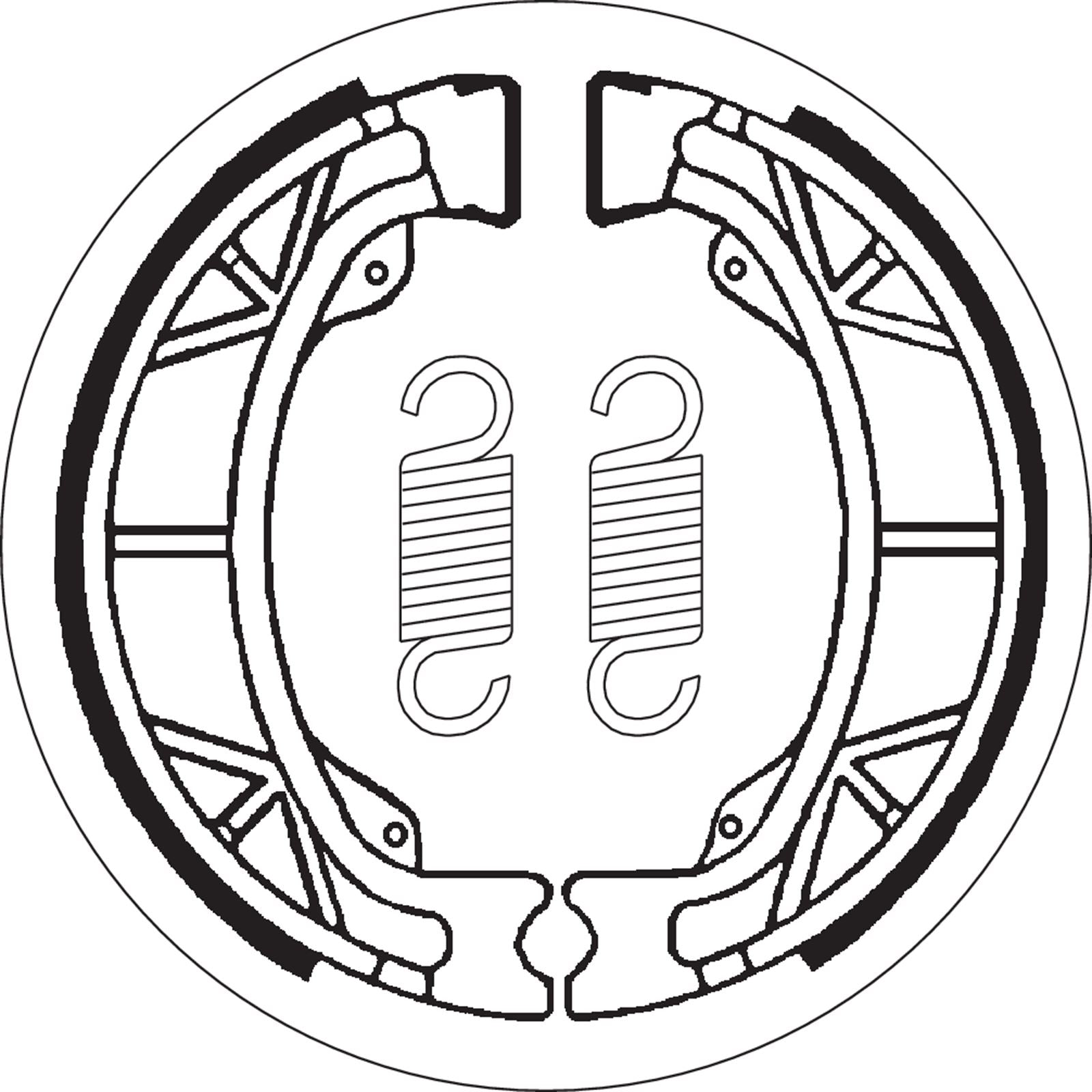 SBS Brake Shoes [MPN: 2012]_471488