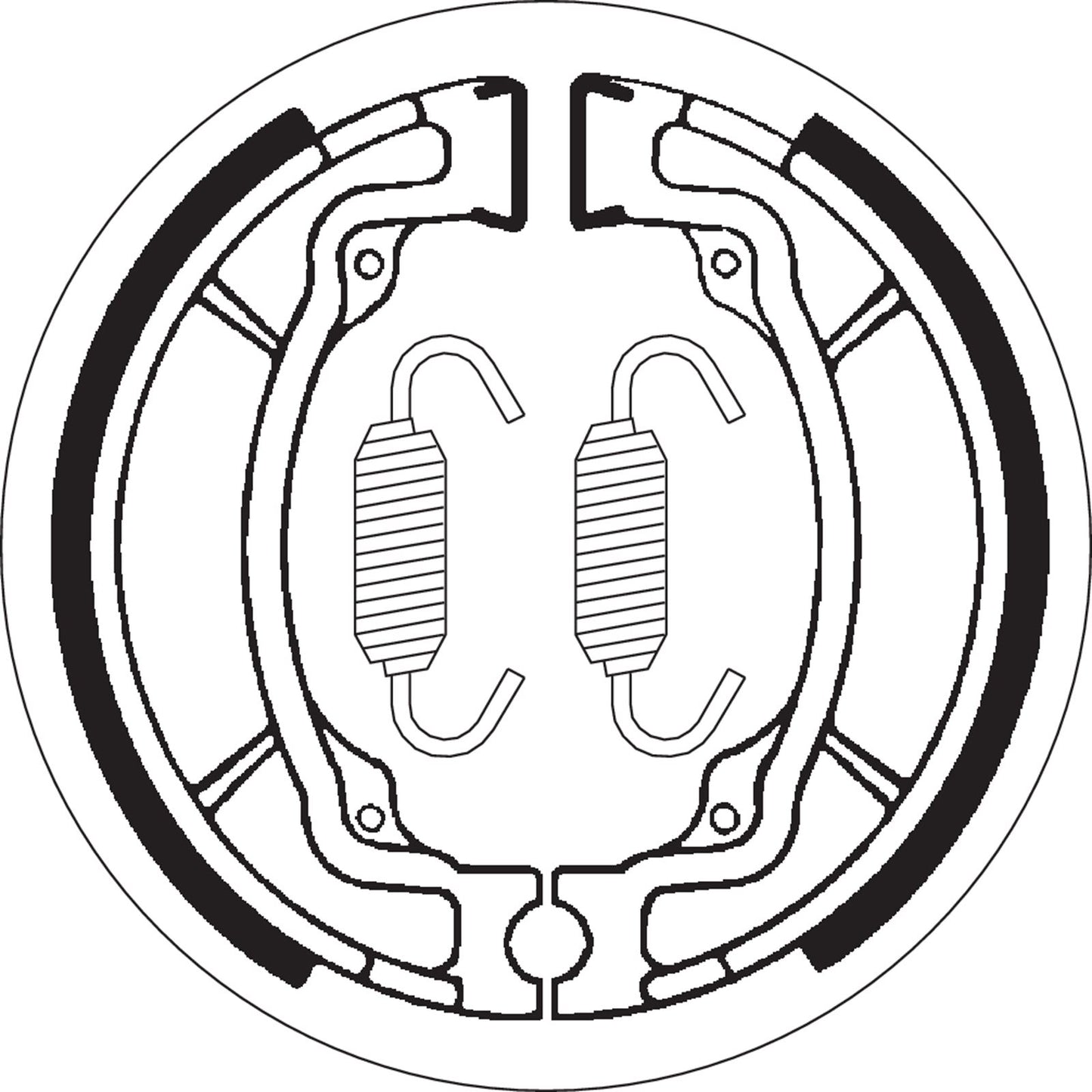 SBS Brake Shoes Fits Kawasaki/Suzuki [MPN: 2015]_471494