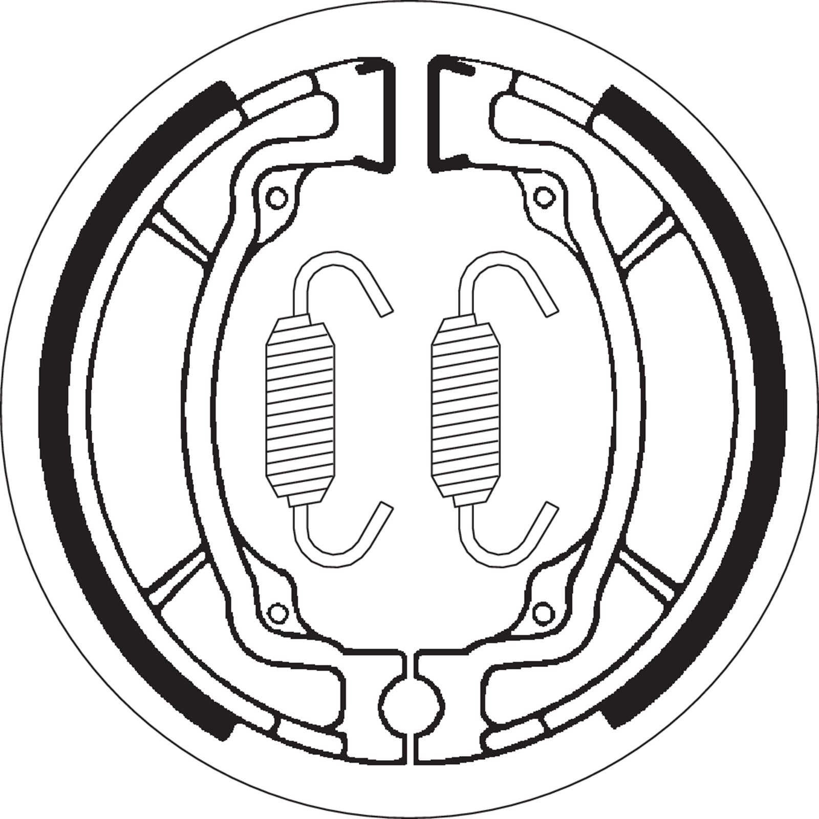 SBS Brake Shoes Fits Kawasaki/Suzuki [MPN: 2015]_471494